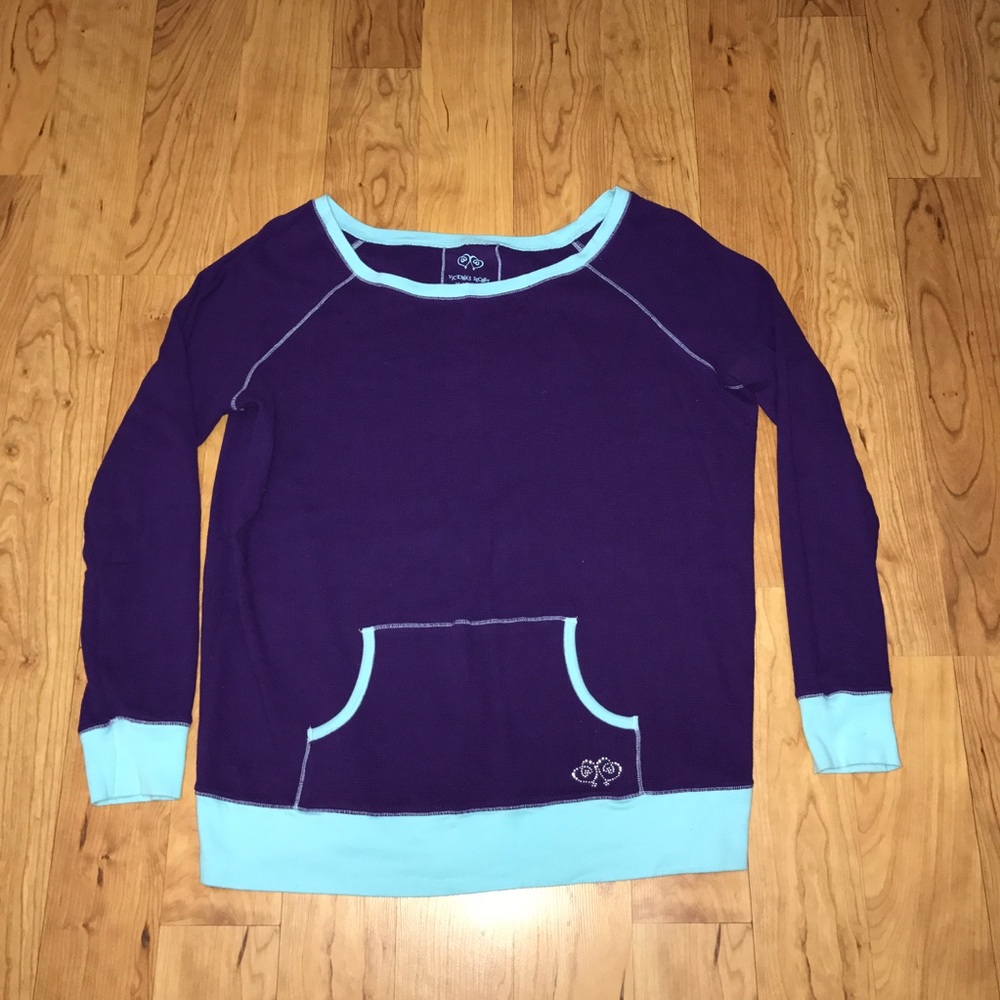 Victoria's Secret Purple Waffle Long Sleeve